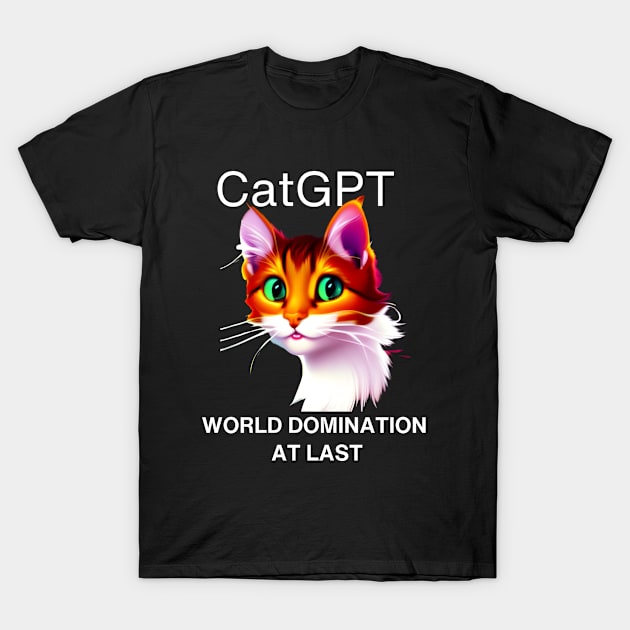 ChatGPT for your cat T-Shirt by londonboy